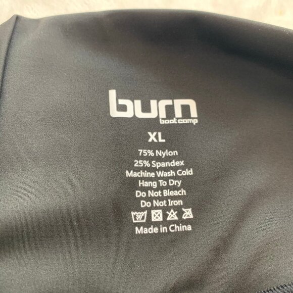 NEW Burn Bootcamp seamless‎ black workout leggings with pockets - Picture 7 of 11